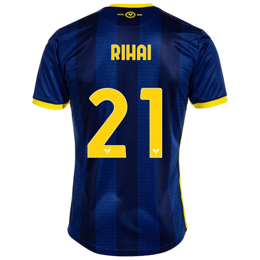 Kinderen Aiman Rihai #21 Marine Thuisshirt Thuistenue 2023/24 T-Shirt