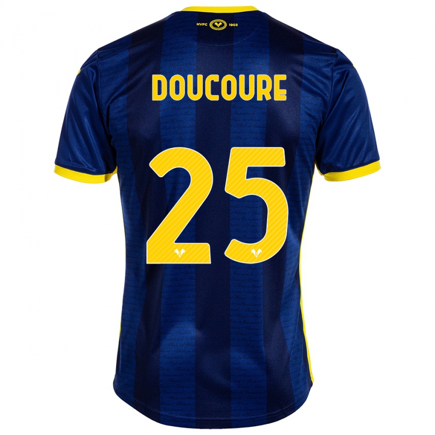 Kinderen Mamedi Doucouré #25 Marine Thuisshirt Thuistenue 2023/24 T-Shirt