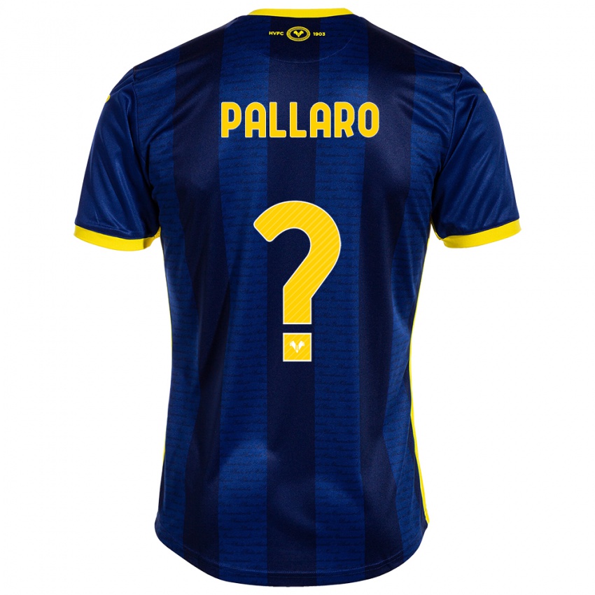 Kinderen Alessandro Pallaro #0 Marine Thuisshirt Thuistenue 2023/24 T-Shirt