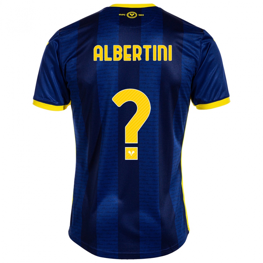 Kinderen Francesco Albertini #0 Marine Thuisshirt Thuistenue 2023/24 T-Shirt