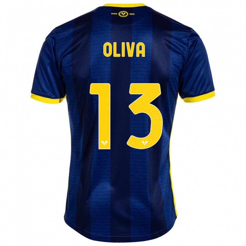 Kinderen Eleonora Oliva #13 Marine Thuisshirt Thuistenue 2023/24 T-Shirt