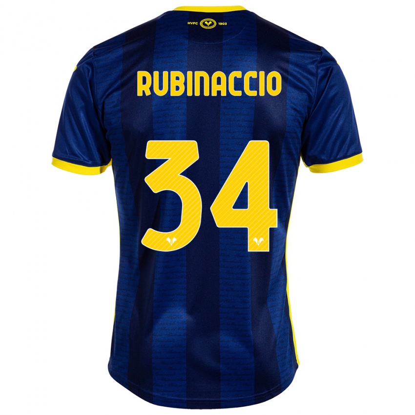 Kinderen Nikol Rubinaccio #34 Marine Thuisshirt Thuistenue 2023/24 T-Shirt