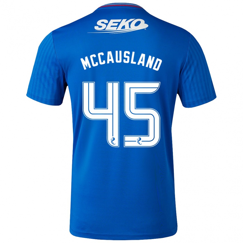 Kinderen Ross Mccausland #45 Blauw Thuisshirt Thuistenue 2023/24 T-Shirt