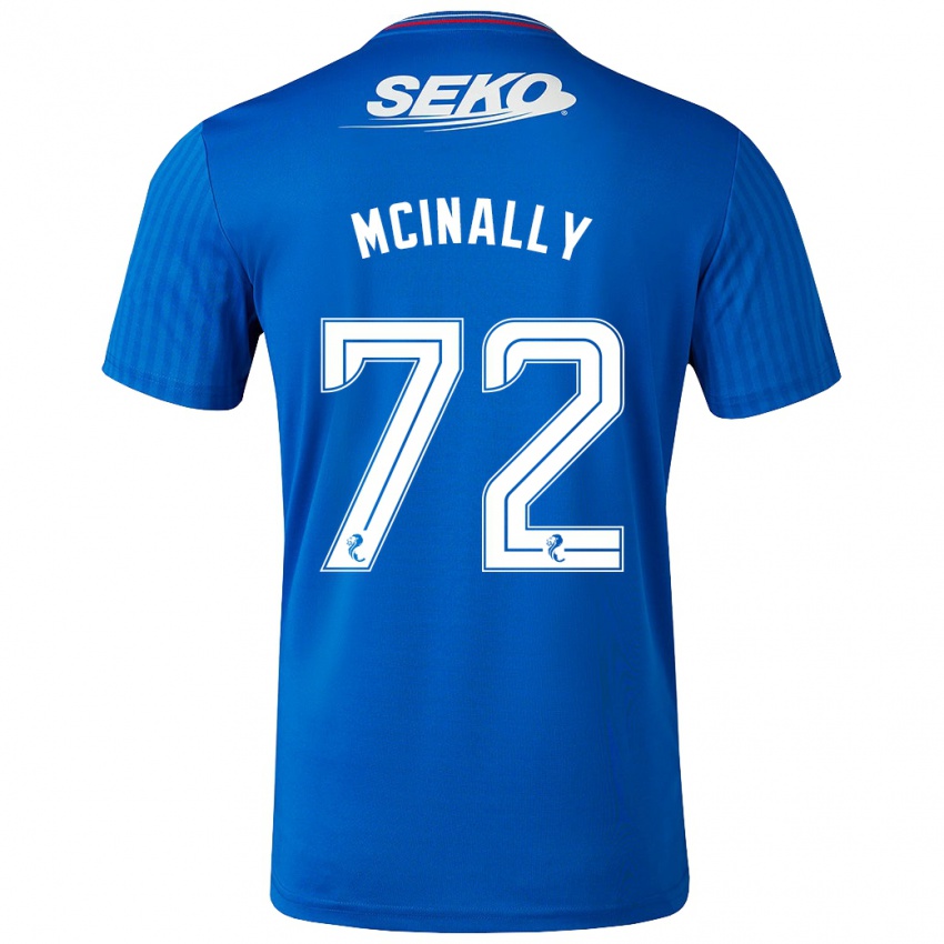 Kinderen Darren Mcinally #72 Blauw Thuisshirt Thuistenue 2023/24 T-Shirt