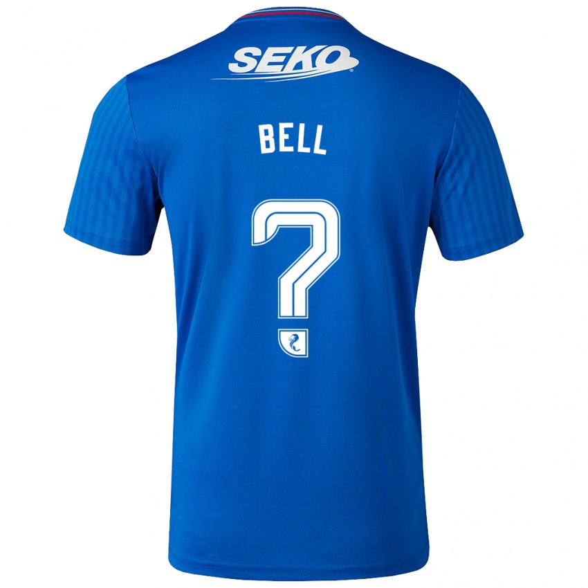 Kinderen Cameron Bell #0 Blauw Thuisshirt Thuistenue 2023/24 T-Shirt