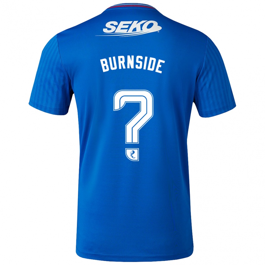 Kinderen Callum Burnside #0 Blauw Thuisshirt Thuistenue 2023/24 T-Shirt