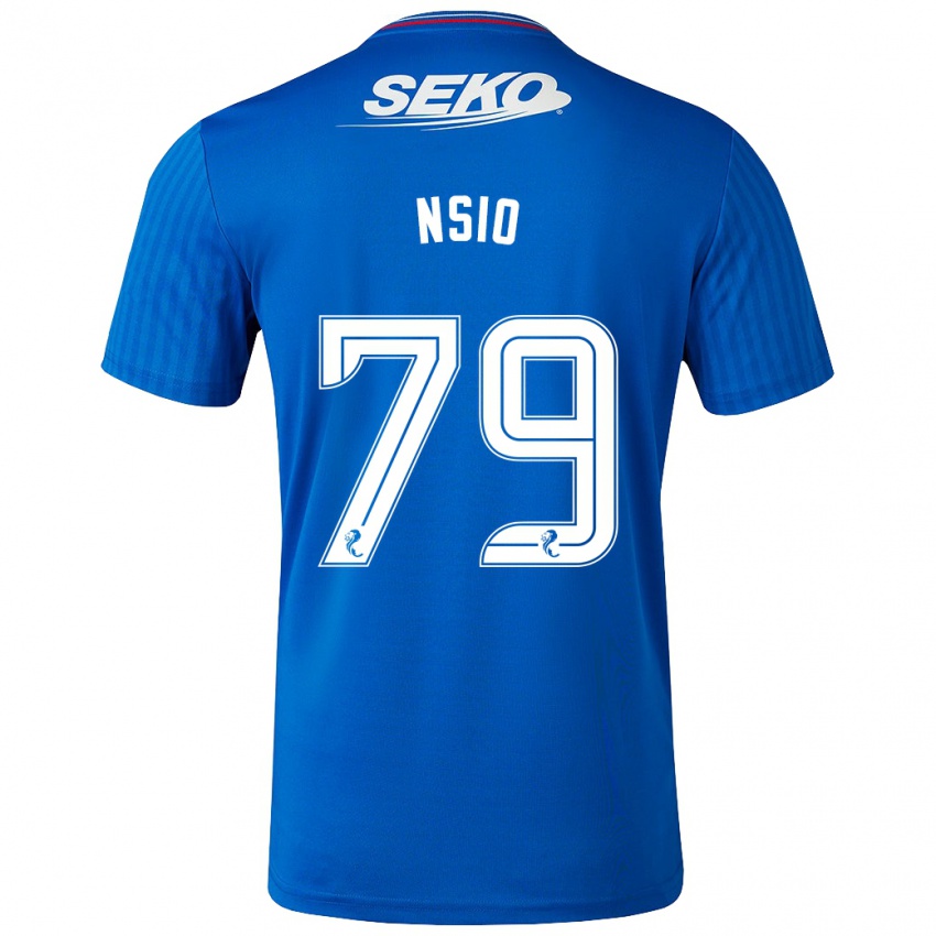 Kinderen Paul Nsio #79 Blauw Thuisshirt Thuistenue 2023/24 T-Shirt