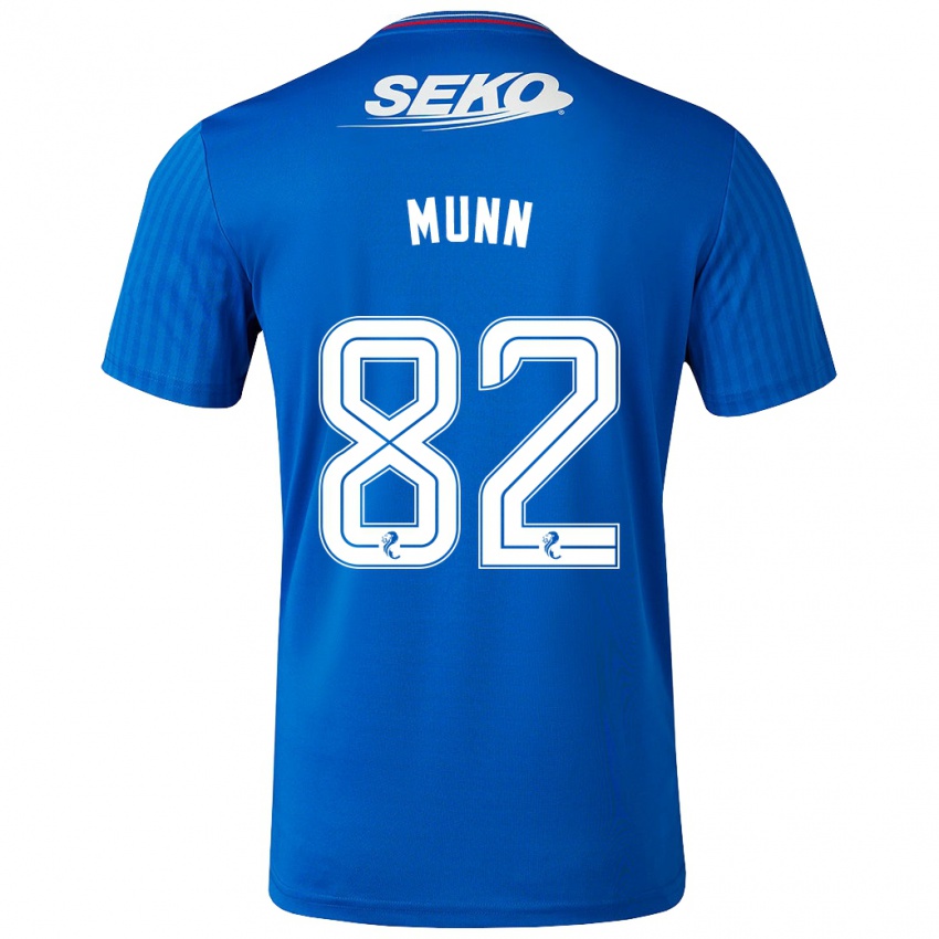 Kinderen Mason Munn #82 Blauw Thuisshirt Thuistenue 2023/24 T-Shirt