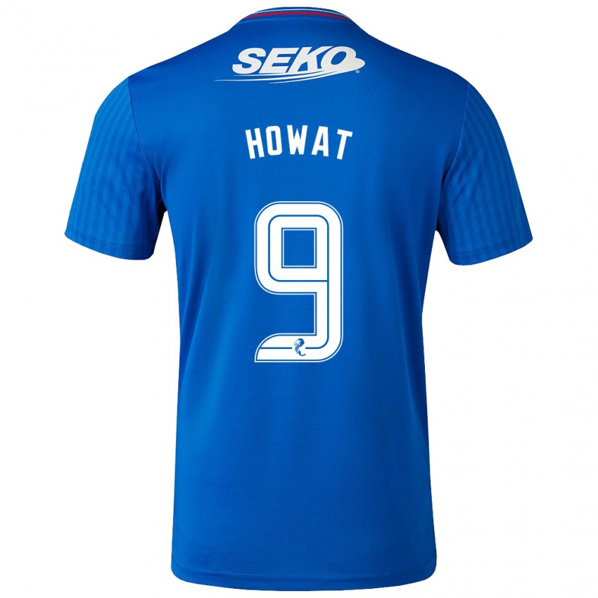 Kinderen Kirsty Howat #9 Blauw Thuisshirt Thuistenue 2023/24 T-Shirt