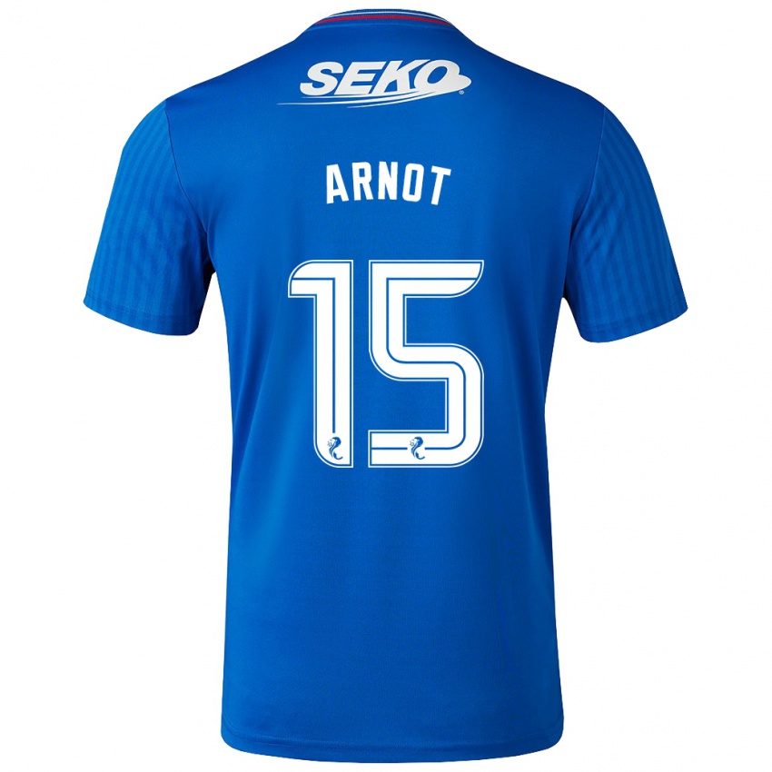 Kinderen Elizabeth Arnot #15 Blauw Thuisshirt Thuistenue 2023/24 T-Shirt