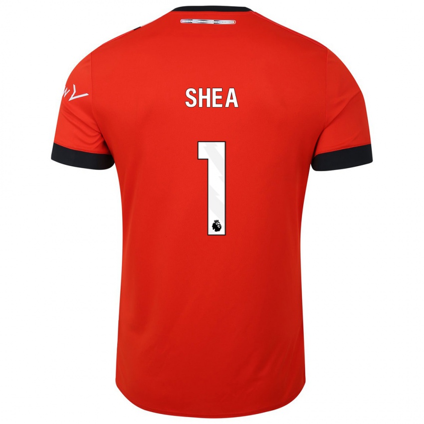 Kinderen James Shea #1 Rood Thuisshirt Thuistenue 2023/24 T-Shirt