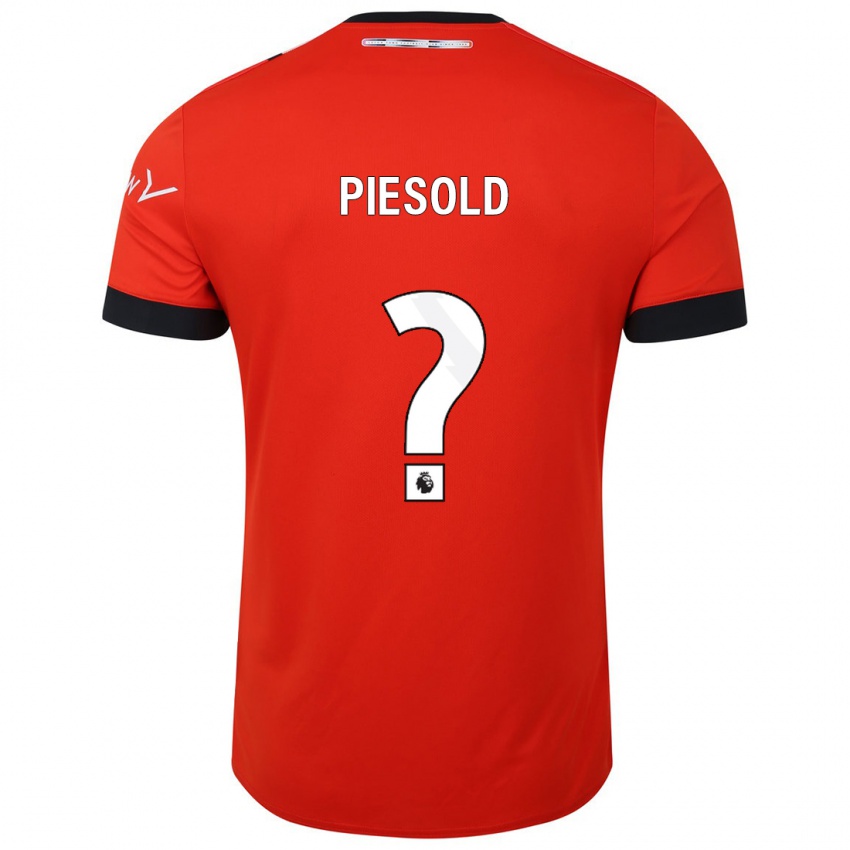 Kinderen Axel Piesold #0 Rood Thuisshirt Thuistenue 2023/24 T-Shirt