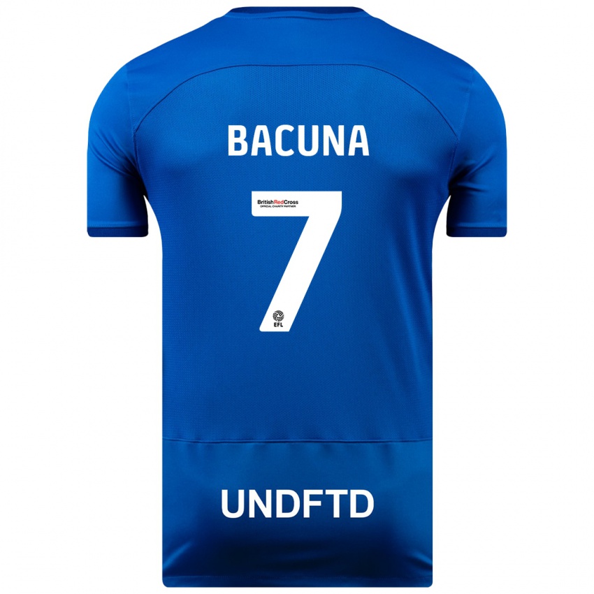 Kinderen Juninho Bacuna #7 Blauw Thuisshirt Thuistenue 2023/24 T-Shirt