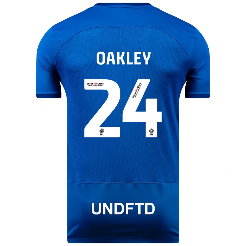 Kinderen Marcel Oakley #24 Blauw Thuisshirt Thuistenue 2023/24 T-Shirt