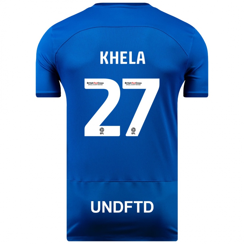 Kinderen Brandon Khela #27 Blauw Thuisshirt Thuistenue 2023/24 T-Shirt