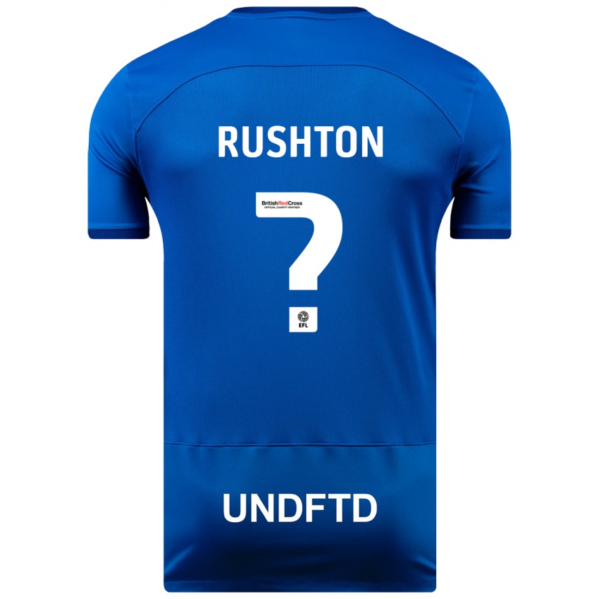 Kinderen Niall Rushton #0 Blauw Thuisshirt Thuistenue 2023/24 T-Shirt