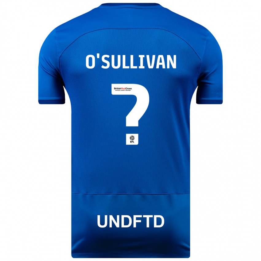 Kinderen William O'sullivan #0 Blauw Thuisshirt Thuistenue 2023/24 T-Shirt