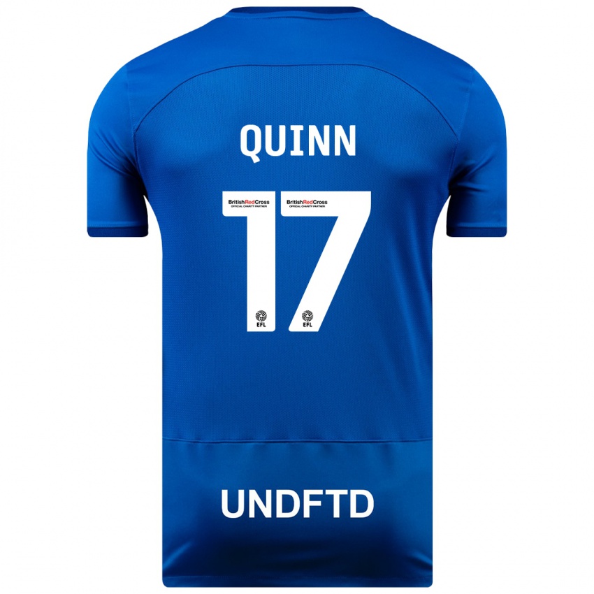 Kinderen Lucy Quinn #17 Blauw Thuisshirt Thuistenue 2023/24 T-Shirt