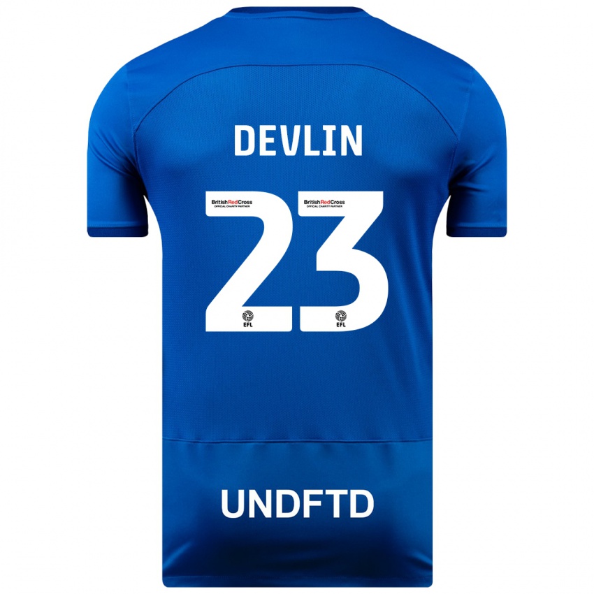 Kinderen Charlotte Devlin #23 Blauw Thuisshirt Thuistenue 2023/24 T-Shirt