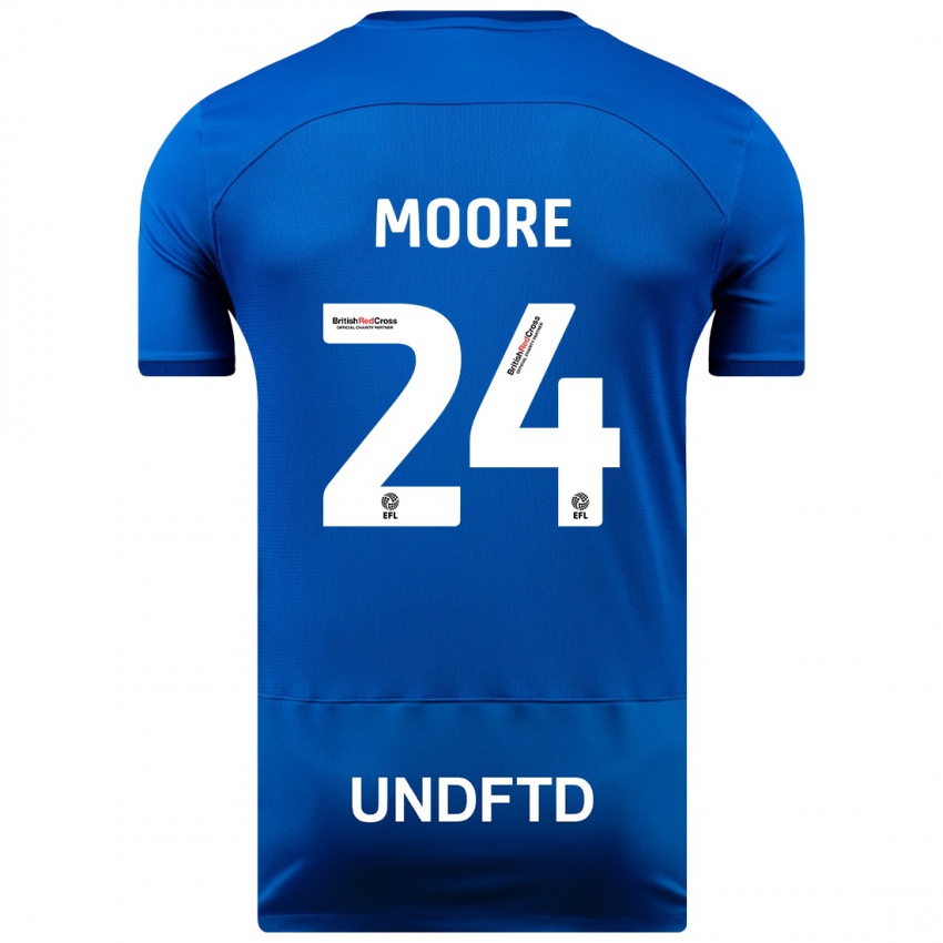 Kinderen Jade Ellis Moore #24 Blauw Thuisshirt Thuistenue 2023/24 T-Shirt