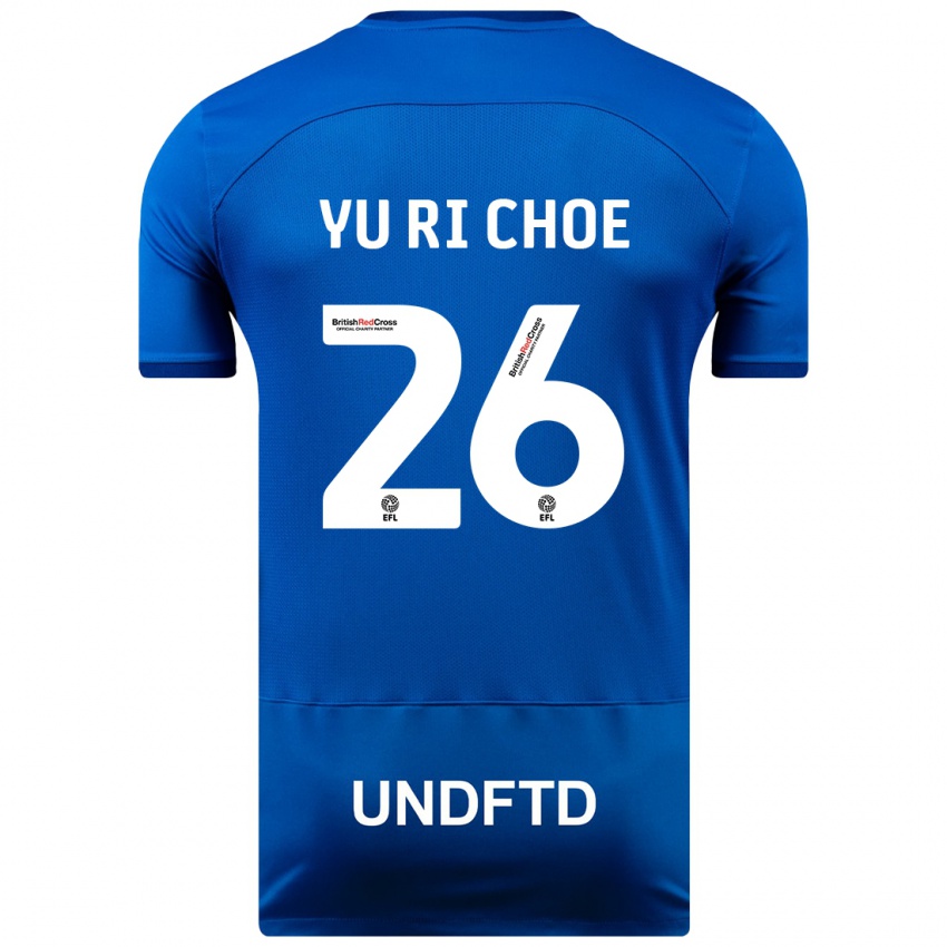 Kinderen Yu-Ri Choe #26 Blauw Thuisshirt Thuistenue 2023/24 T-Shirt