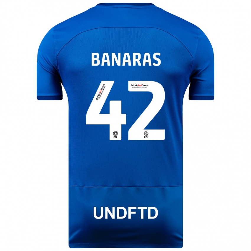 Kinderen Layla Banaras #42 Blauw Thuisshirt Thuistenue 2023/24 T-Shirt