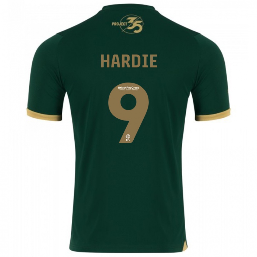 Kinderen Ryan Hardie #9 Groente Thuisshirt Thuistenue 2023/24 T-Shirt