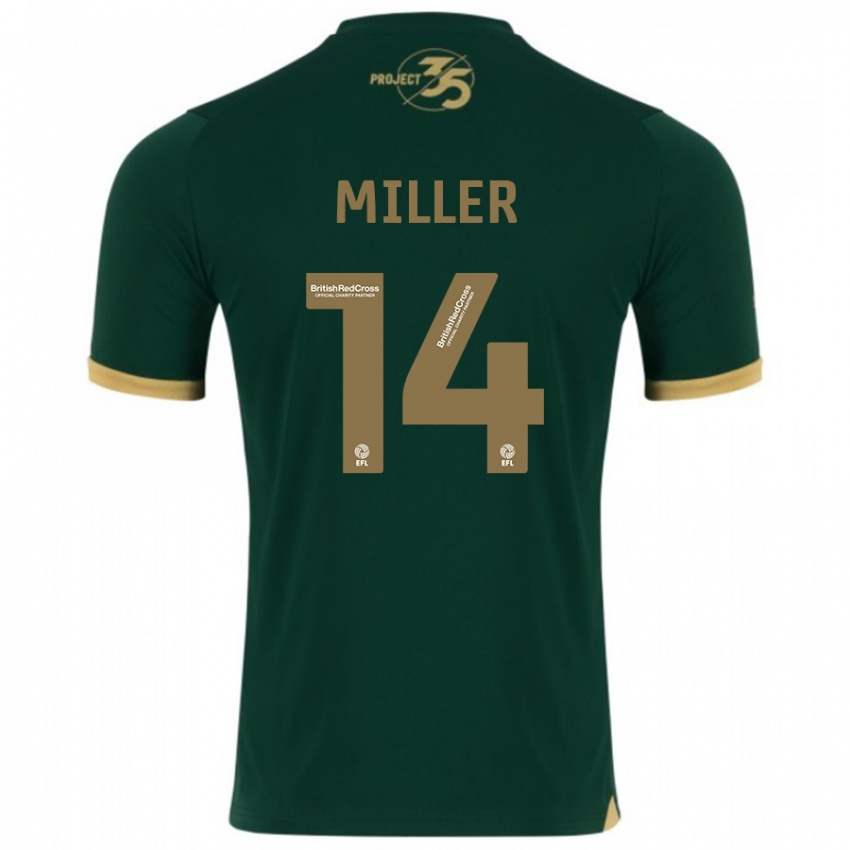 Kinderen Mickel Miller #14 Groente Thuisshirt Thuistenue 2023/24 T-Shirt