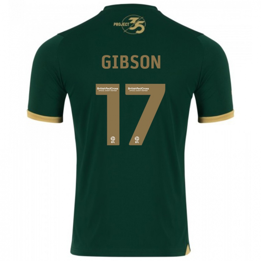 Kinderen Lewis Gibson #17 Groente Thuisshirt Thuistenue 2023/24 T-Shirt