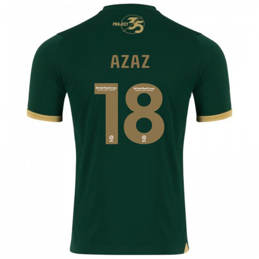 Kinderen Finn Azaz #18 Groente Thuisshirt Thuistenue 2023/24 T-Shirt