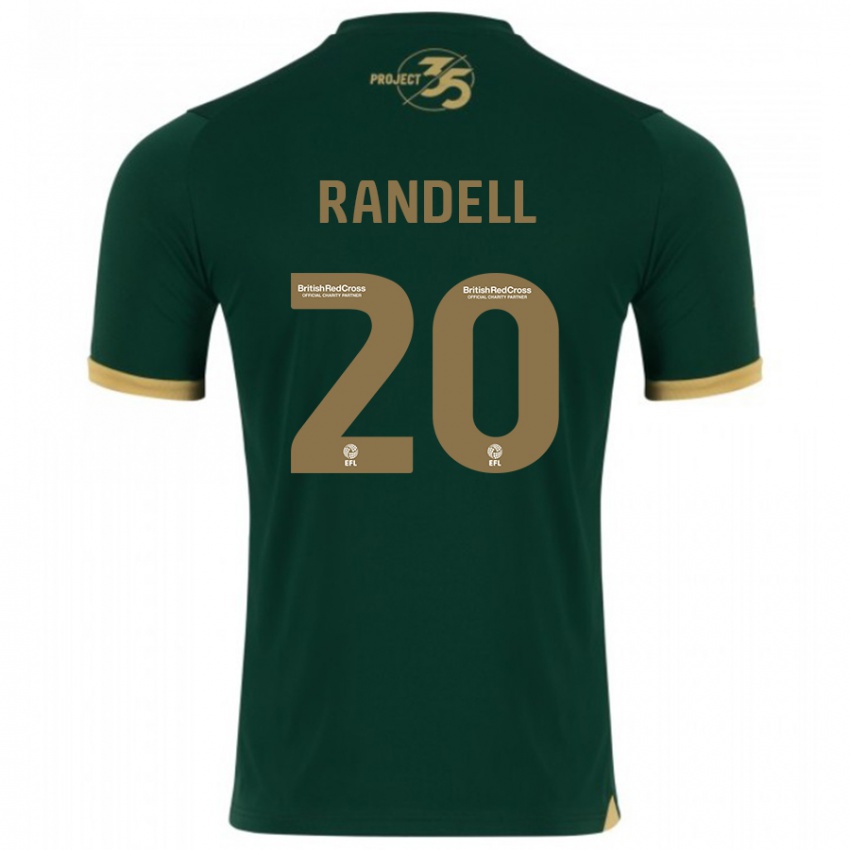 Kinderen Adam Randell #20 Groente Thuisshirt Thuistenue 2023/24 T-Shirt