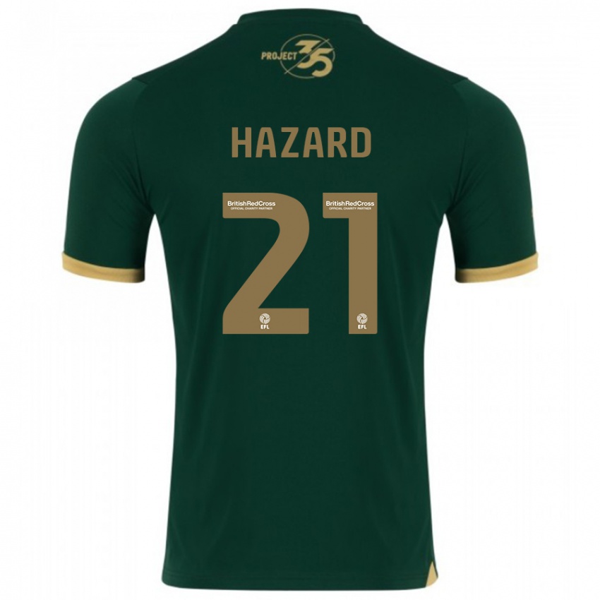 Kinderen Conor Hazard #21 Groente Thuisshirt Thuistenue 2023/24 T-Shirt