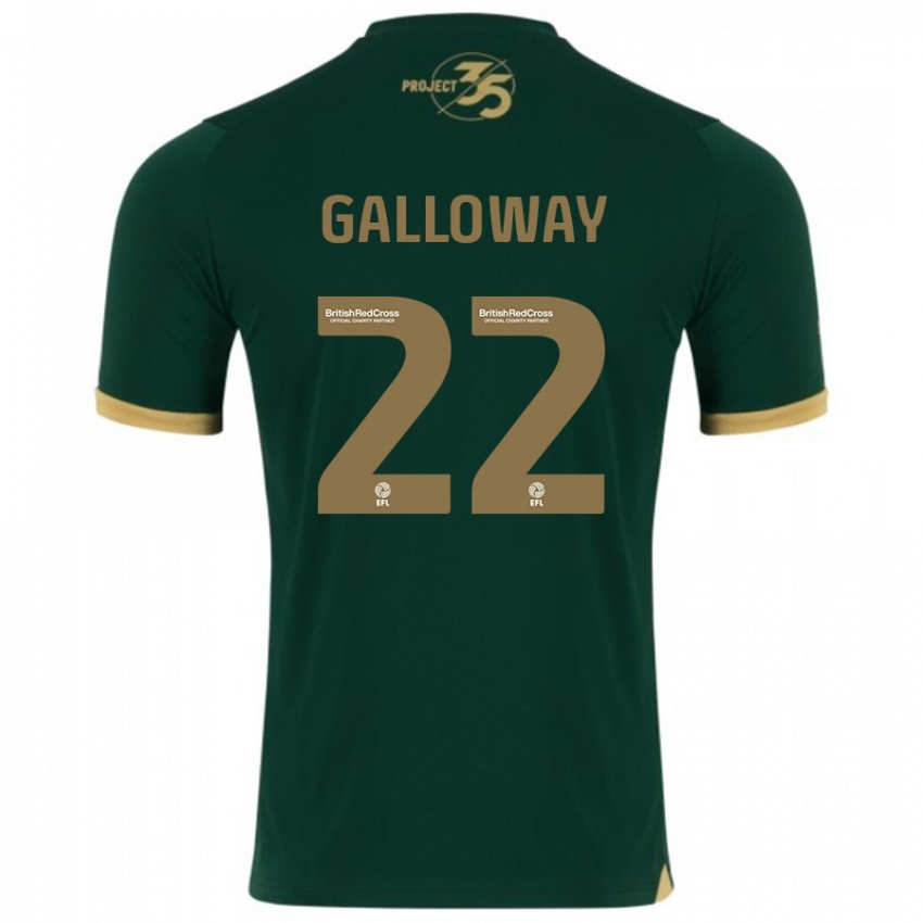 Kinderen Brendan Galloway #22 Groente Thuisshirt Thuistenue 2023/24 T-Shirt