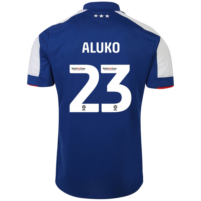 Kinderen Sone Aluko #23 Blauw Thuisshirt Thuistenue 2023/24 T-Shirt