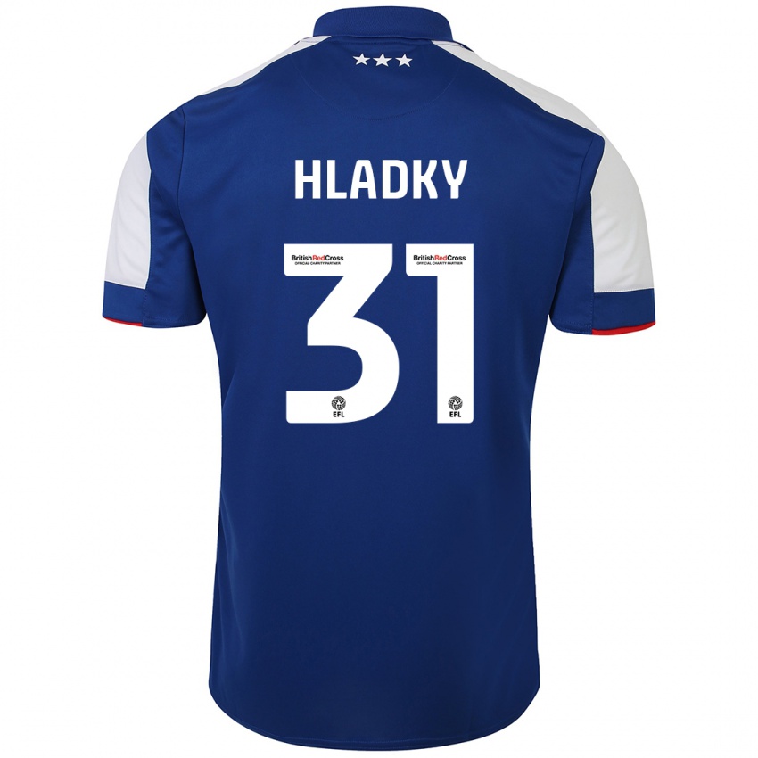 Kinderen Vaclav Hladky #31 Blauw Thuisshirt Thuistenue 2023/24 T-Shirt