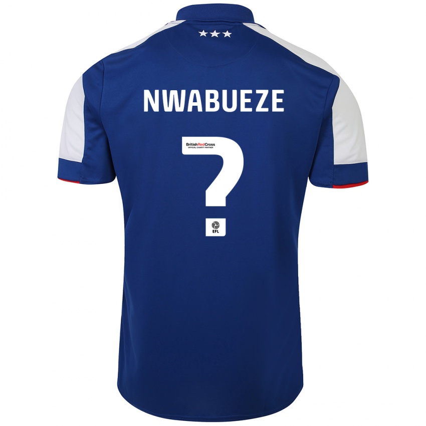 Kinderen Jesse Nwabueze #0 Blauw Thuisshirt Thuistenue 2023/24 T-Shirt