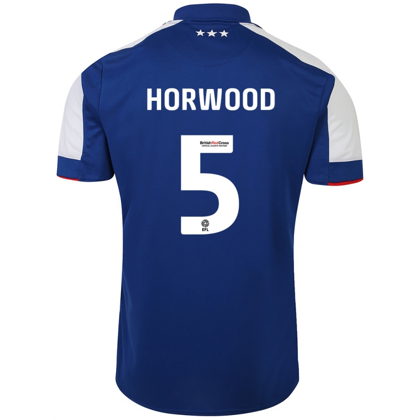 Kinderen Bonnie Horwood #5 Blauw Thuisshirt Thuistenue 2023/24 T-Shirt