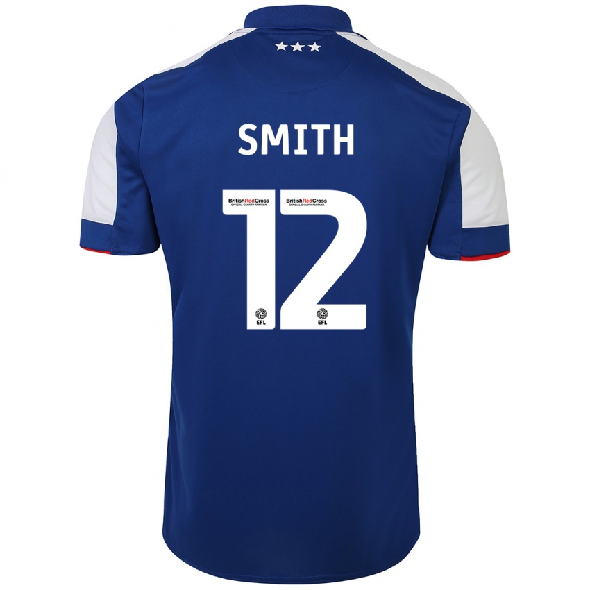 Kinderen Olivia Smith #12 Blauw Thuisshirt Thuistenue 2023/24 T-Shirt