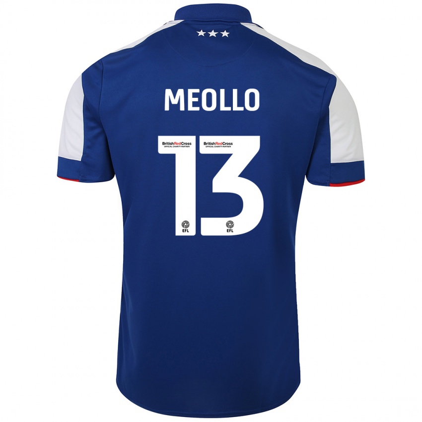 Kinderen Nina Meollo #13 Blauw Thuisshirt Thuistenue 2023/24 T-Shirt