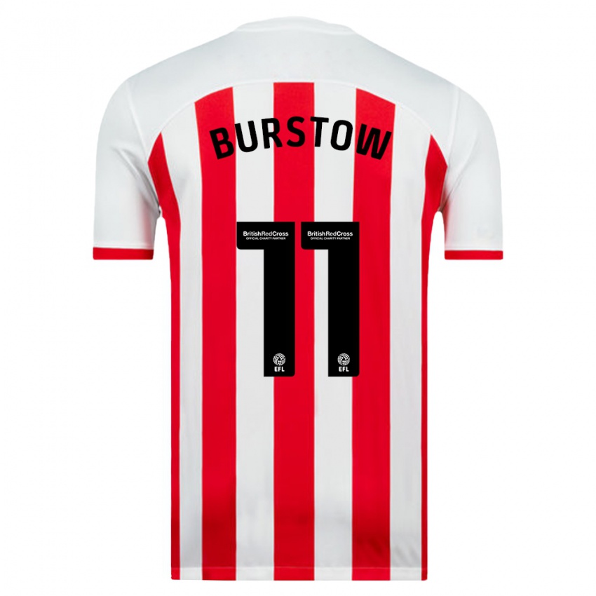 Kinderen Mason Burstow #11 Wit Thuisshirt Thuistenue 2023/24 T-Shirt