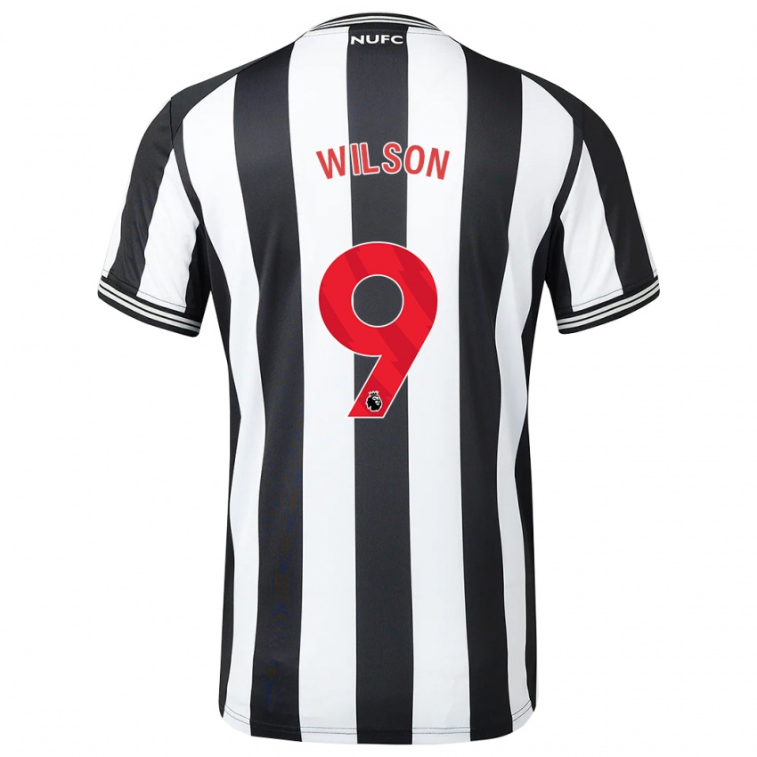 Kinderen Callum Wilson #9 Zwart Wit Thuisshirt Thuistenue 2023/24 T-Shirt