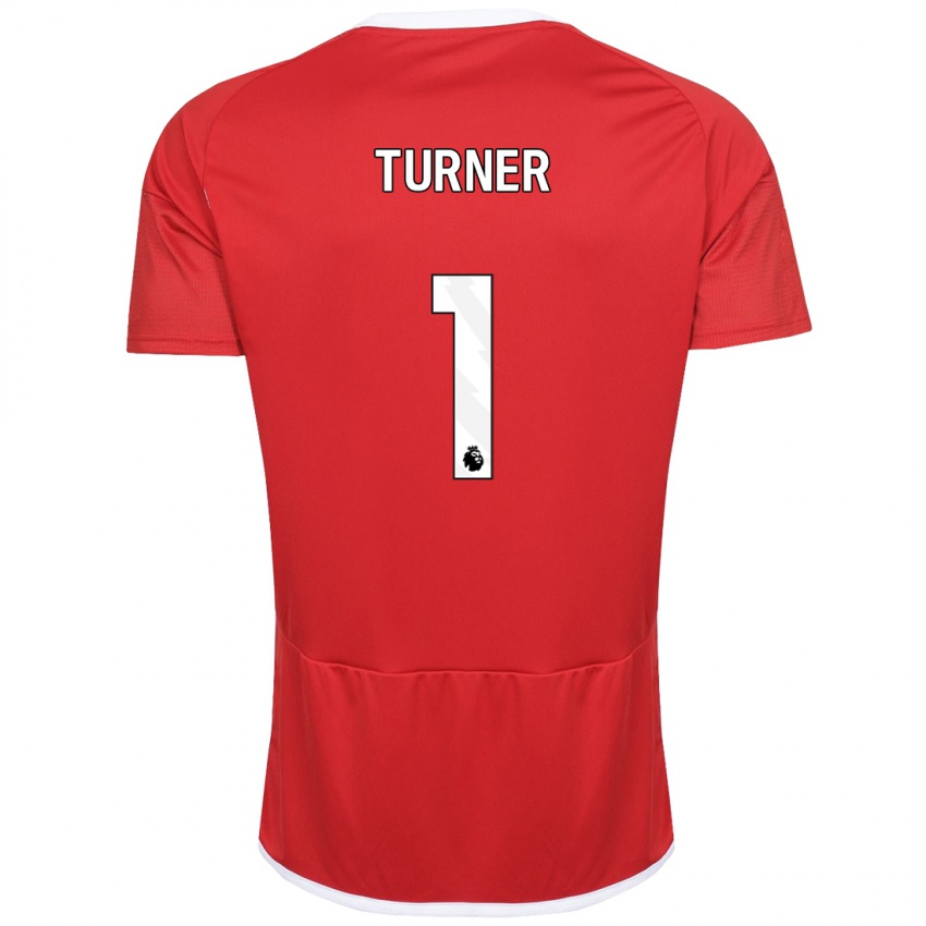 Kinderen Matt Turner #1 Rood Thuisshirt Thuistenue 2023/24 T-Shirt