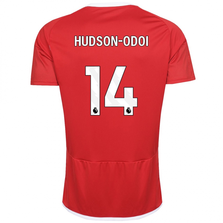 Kinderen Callum Hudson-Odoi #14 Rood Thuisshirt Thuistenue 2023/24 T-Shirt