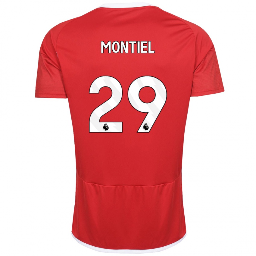 Kinderen Gonzalo Montiel #29 Rood Thuisshirt Thuistenue 2023/24 T-Shirt