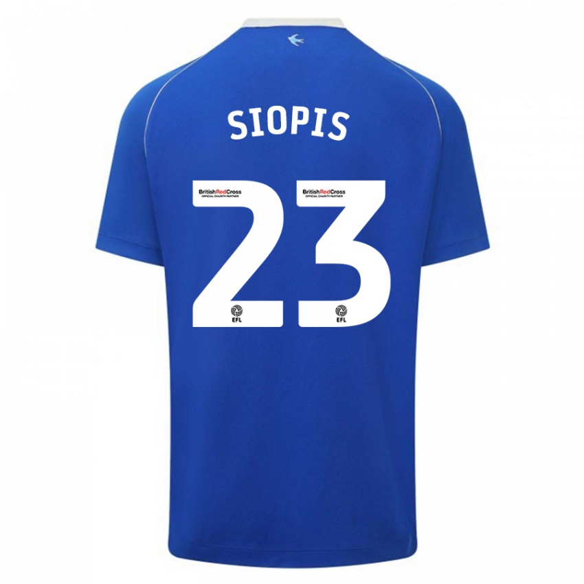 Kinderen Manolis Siopis #23 Blauw Thuisshirt Thuistenue 2023/24 T-Shirt