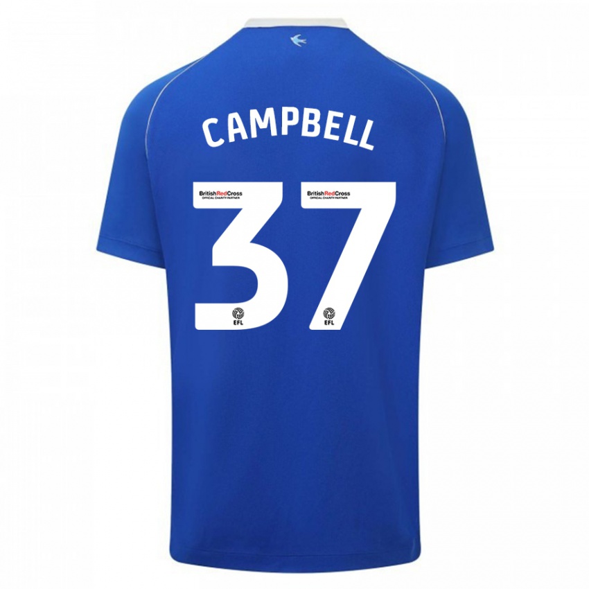 Kinderen Vontae Daley-Campbell #37 Blauw Thuisshirt Thuistenue 2023/24 T-Shirt