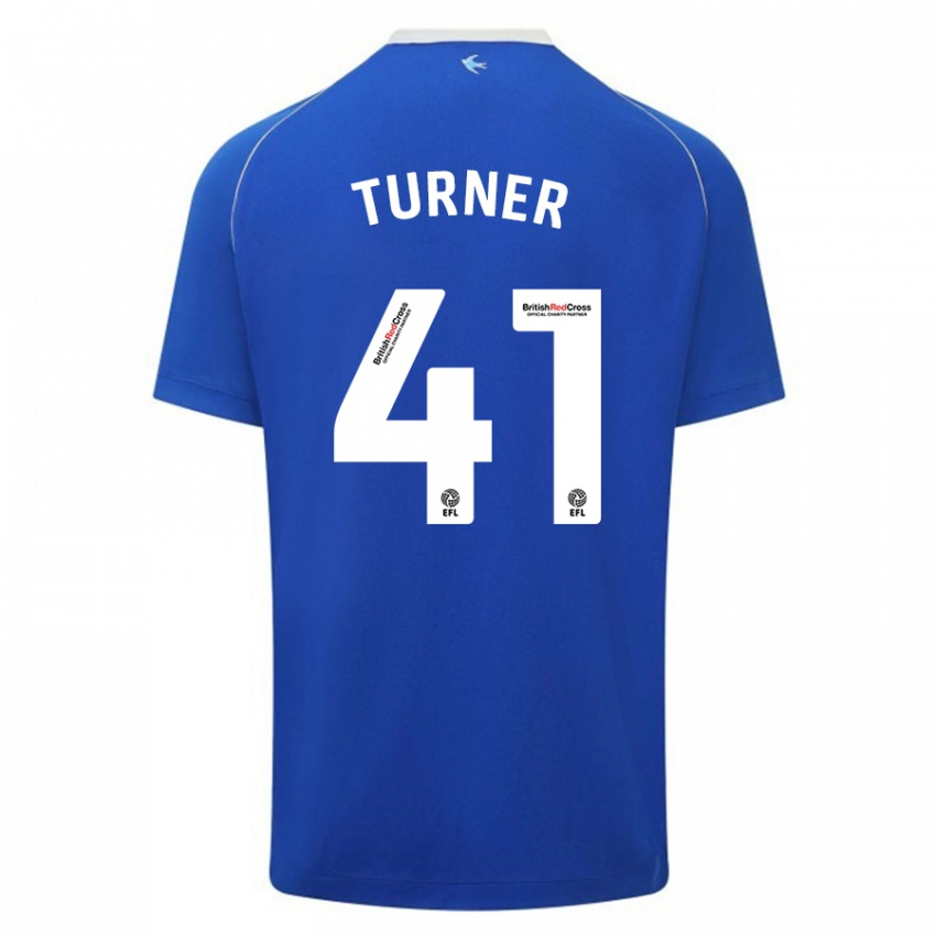 Kinderen Matthew Turner #41 Blauw Thuisshirt Thuistenue 2023/24 T-Shirt