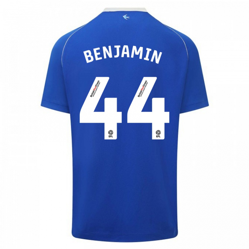 Kinderen Xavier Benjamin #44 Blauw Thuisshirt Thuistenue 2023/24 T-Shirt