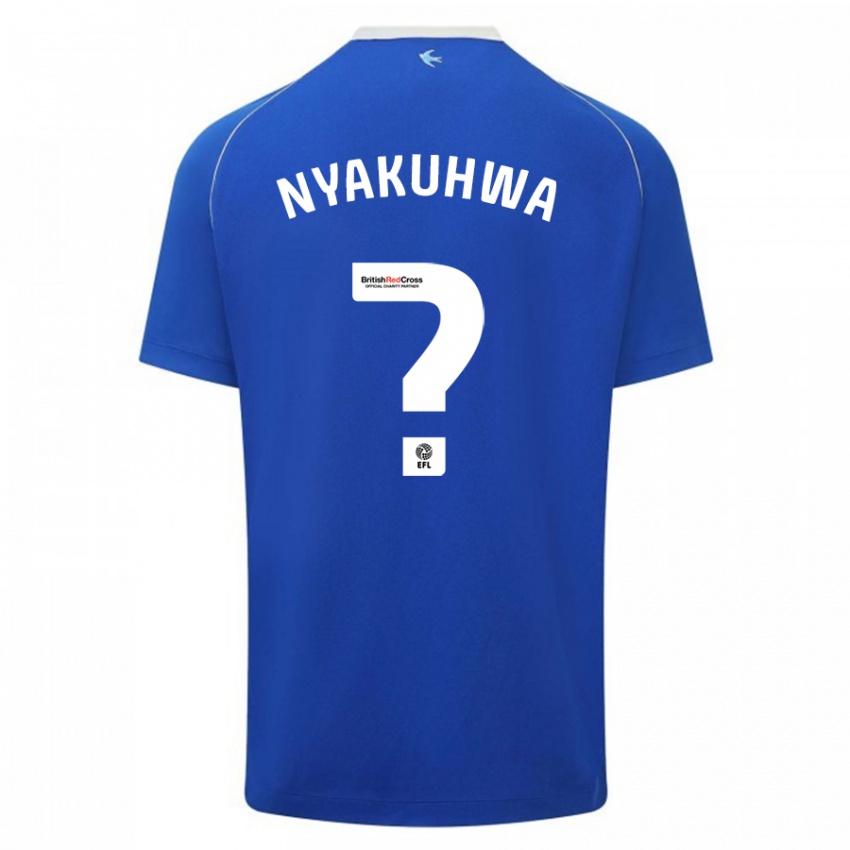 Kinderen Tanatswa Nyakuhwa #0 Blauw Thuisshirt Thuistenue 2023/24 T-Shirt