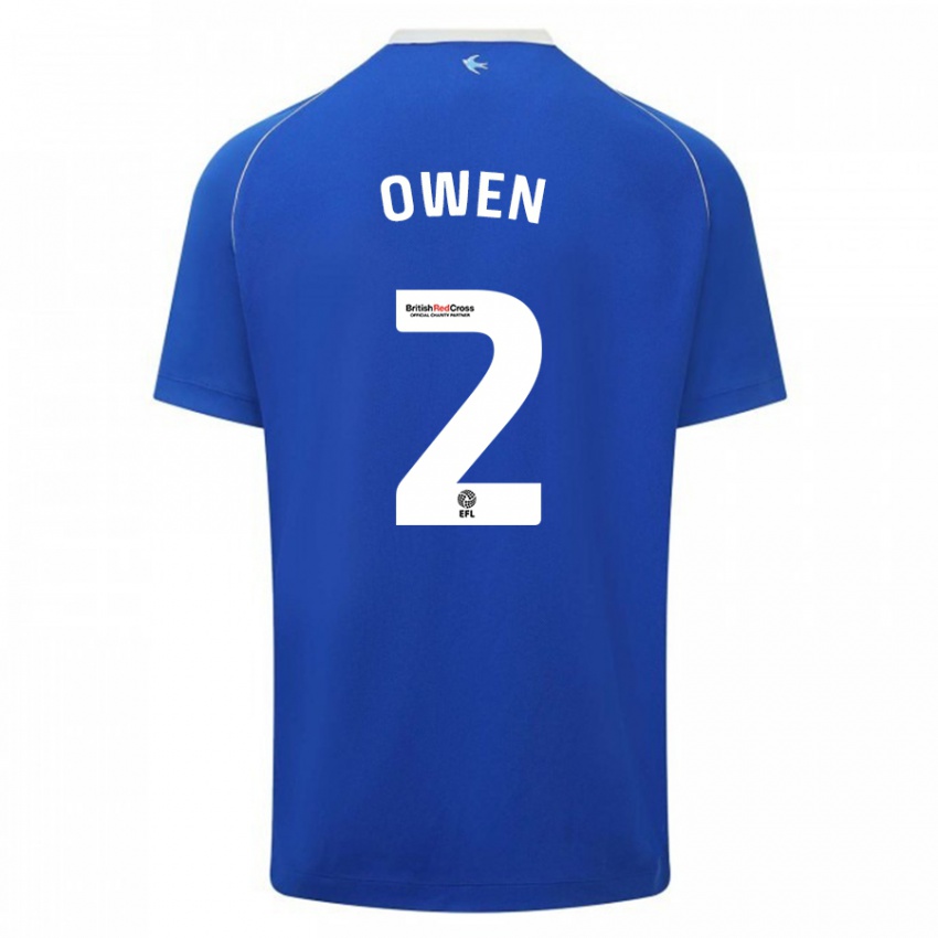 Kinderen Lisa Owen #2 Blauw Thuisshirt Thuistenue 2023/24 T-Shirt